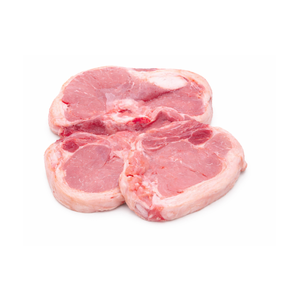 CHULETAS DE CERDO CON PIEL (1KG) (ENVASES CERTIFICADOS)