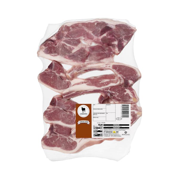 Chuletas de cordero palo o riñonada congeladas