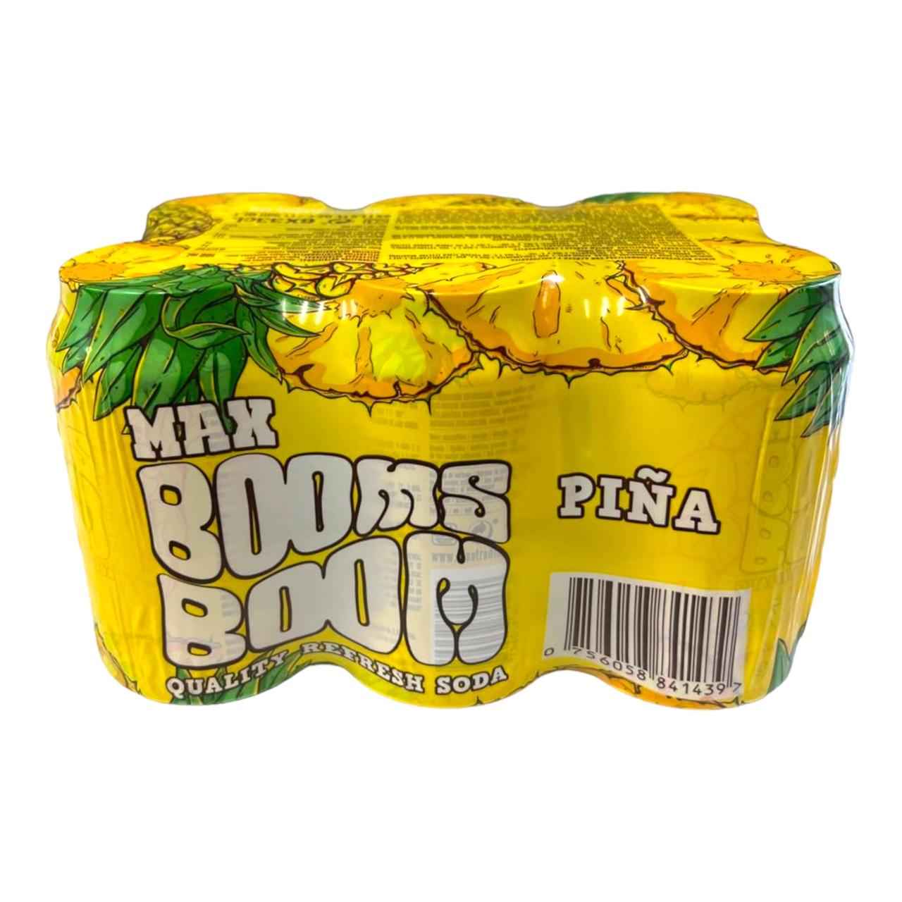 REFRESCO MAX BOOM PIÑA PACK DE 6u
