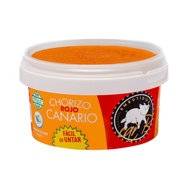 Chorizo rojo Canario Jucarne para untar