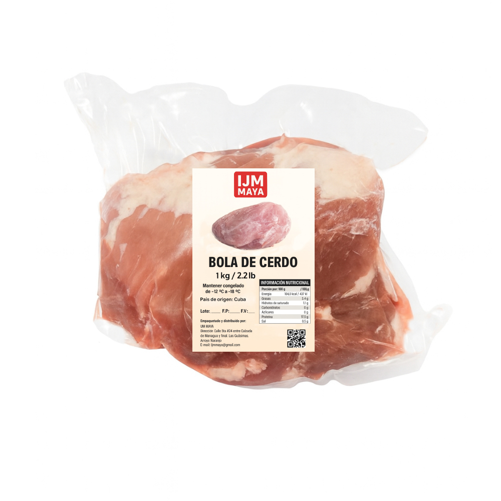 BOLA DE CERDO (1KG) (ENVASES CERTIFICADOS)