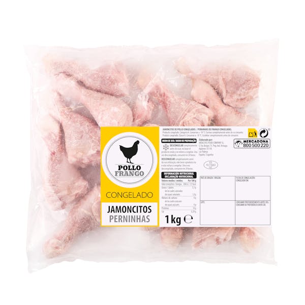Jamoncitos de pollo congelados