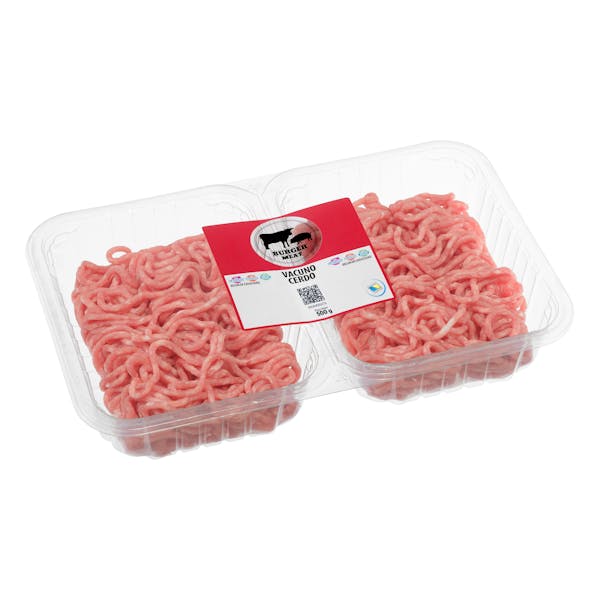Preparado de carne picada vacuno y cerdo